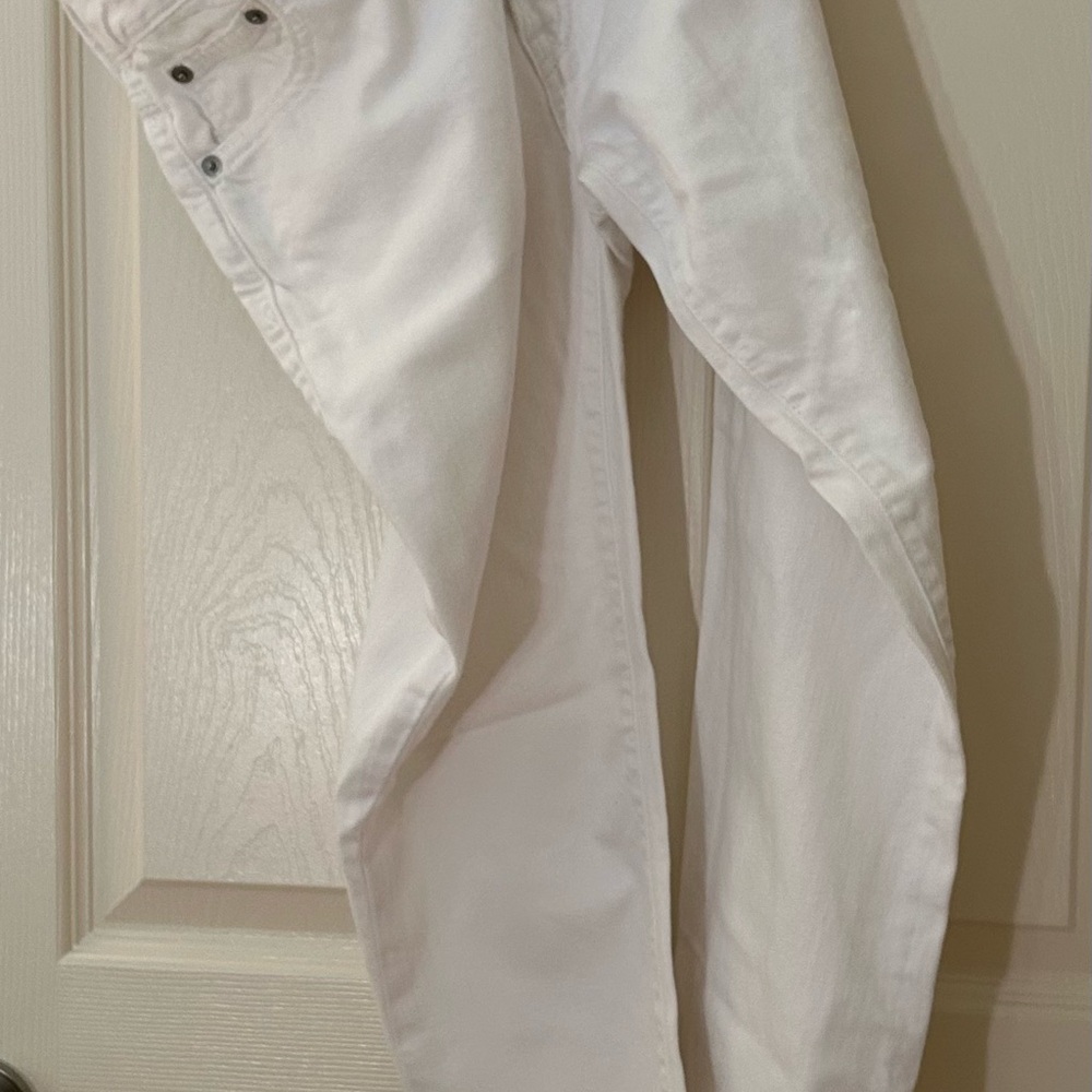 GAP White Straight Leg Jeans Classic Denim